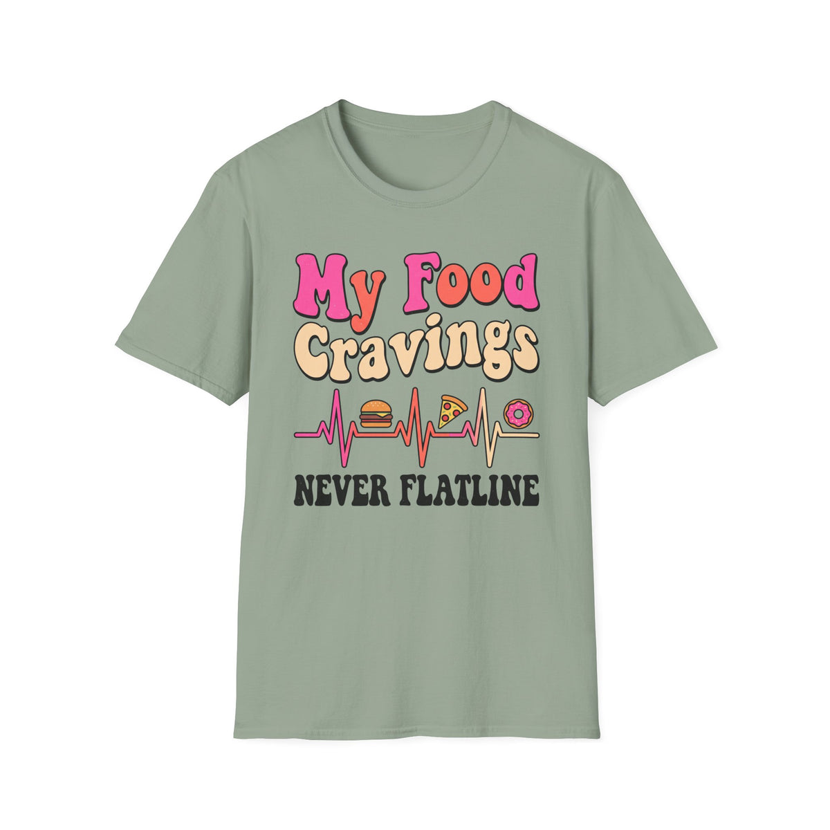 Food Craving Flatline T-Shirt