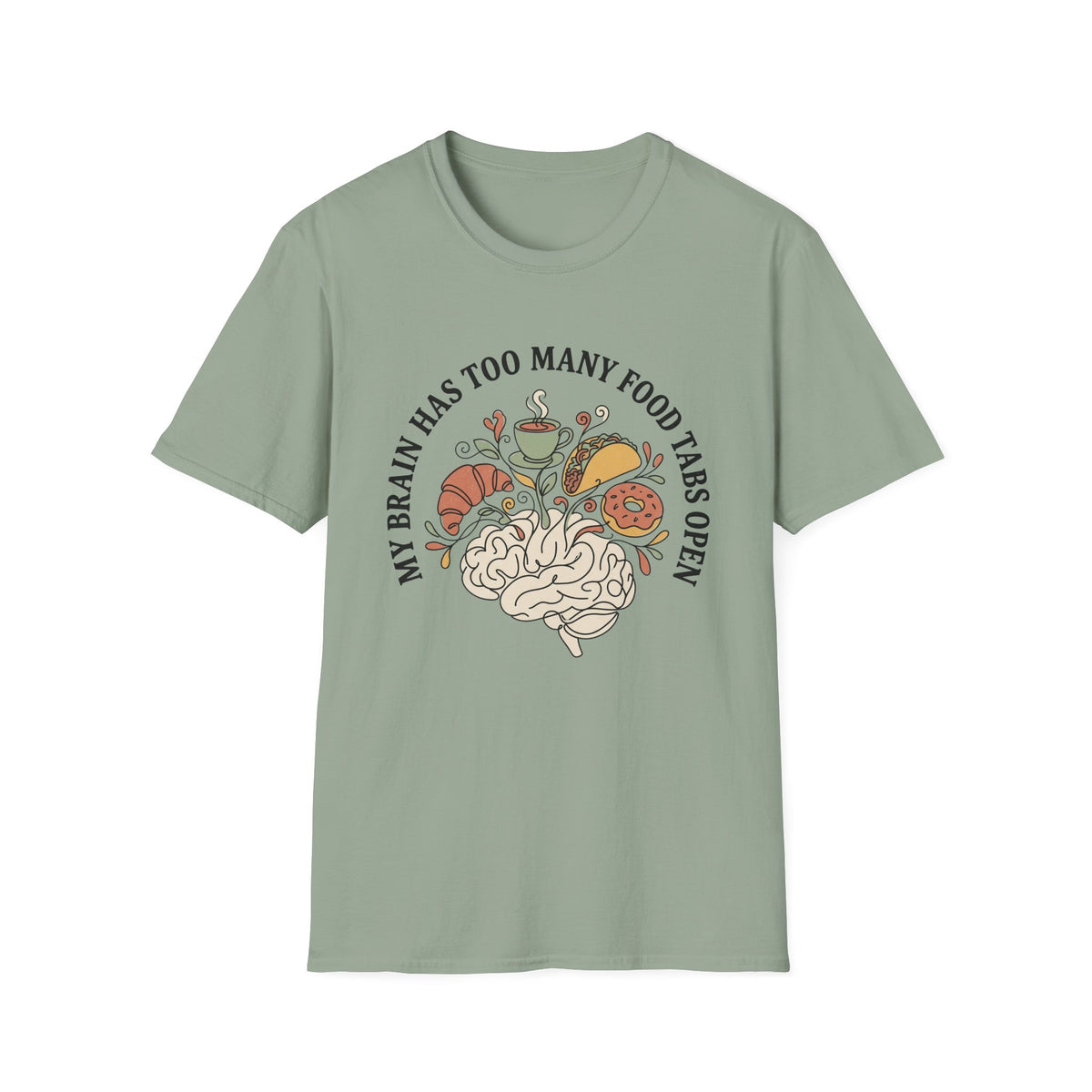Brain Food Tabs T-Shirt