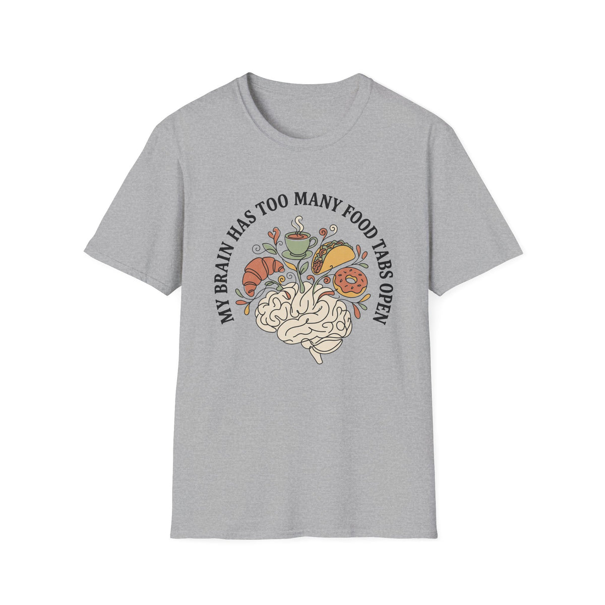 Brain Food Tabs T-Shirt