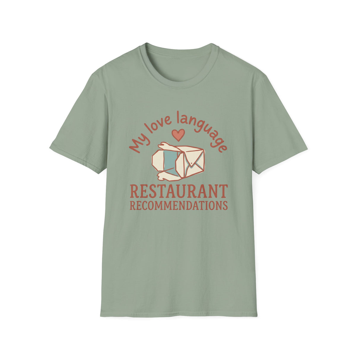Love Language Restaurant Recommendations T-Shirt